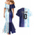 Argentina Football Custom Couples Matching Mermaid Dress and Hawaiian Shirt Vamos La Albiceleste Half Version