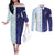 Argentina Football Custom Couples Matching Off The Shoulder Long Sleeve Dress and Long Sleeve Button Shirt Vamos La Albiceleste Half Version