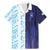 Argentina Football Custom Family Matching Mermaid Dress and Hawaiian Shirt Vamos La Albiceleste Half Version