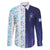 Argentina Football Custom Family Matching Mermaid Dress and Hawaiian Shirt Vamos La Albiceleste Half Version