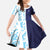 Argentina Football Custom Family Matching Summer Maxi Dress and Hawaiian Shirt Vamos La Albiceleste Half Version