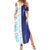 Argentina Football Custom Family Matching Summer Maxi Dress and Hawaiian Shirt Vamos La Albiceleste Half Version