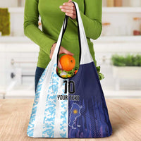 Argentina Football Custom Grocery Bag Vamos La Albiceleste Half Version