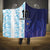 Argentina Football Custom Hooded Blanket Vamos La Albiceleste Half Version