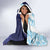 Argentina Football Custom Hooded Blanket Vamos La Albiceleste Half Version