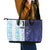 Argentina Football Custom Leather Tote Bag Vamos La Albiceleste Half Version