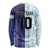 Argentina Football Custom Long Sleeve Shirt Vamos La Albiceleste Half Version