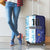 Argentina Football Custom Luggage Cover Vamos La Albiceleste Half Version