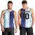 Argentina Football Custom Men Tank Top Vamos La Albiceleste Half Version