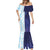 Argentina Football Custom Mermaid Dress Vamos La Albiceleste Half Version