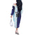 Argentina Football Custom Off The Shoulder Long Sleeve Dress Vamos La Albiceleste Half Version
