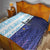 Argentina Football Custom Quilt Vamos La Albiceleste Half Version