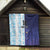 Argentina Football Custom Quilt Vamos La Albiceleste Half Version