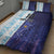 Argentina Football Custom Quilt Bed Set Vamos La Albiceleste Half Version