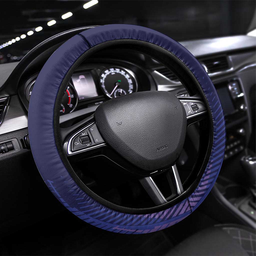 Argentina Football Steering Wheel Cover Vamos La Albiceleste Half Version