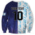 Argentina Football Custom Sweatshirt Vamos La Albiceleste Half Version