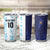 Argentina Football Custom Tumbler Cup Vamos La Albiceleste Half Version