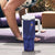 Argentina Football Custom Tumbler With Handle Vamos La Albiceleste Half Version