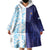 Argentina Football Custom Wearable Blanket Hoodie Vamos La Albiceleste Half Version