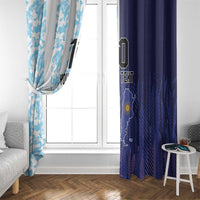 Argentina Football Custom Window Curtain Vamos La Albiceleste Half Version
