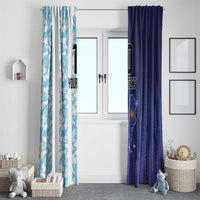 Argentina Football Custom Window Curtain Vamos La Albiceleste Half Version