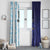 Argentina Football Custom Window Curtain Vamos La Albiceleste Half Version