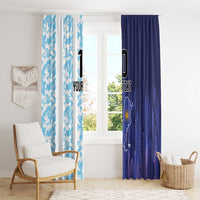 Argentina Football Custom Window Curtain Vamos La Albiceleste Half Version