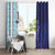 Argentina Football Custom Window Curtain Vamos La Albiceleste Half Version