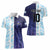 Argentina Football Custom Women Polo Shirt Vamos La Albiceleste Half Version