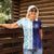 Argentina Football Custom Women Polo Shirt Vamos La Albiceleste Half Version