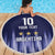 Argentina Football Custom Beach Blanket Vamos La Albiceleste Vintage