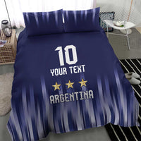 Argentina Football Custom Bedding Set Vamos La Albiceleste Vintage