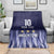 Argentina Football Custom Blanket Vamos La Albiceleste Vintage