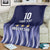 Argentina Football Custom Blanket Vamos La Albiceleste Vintage