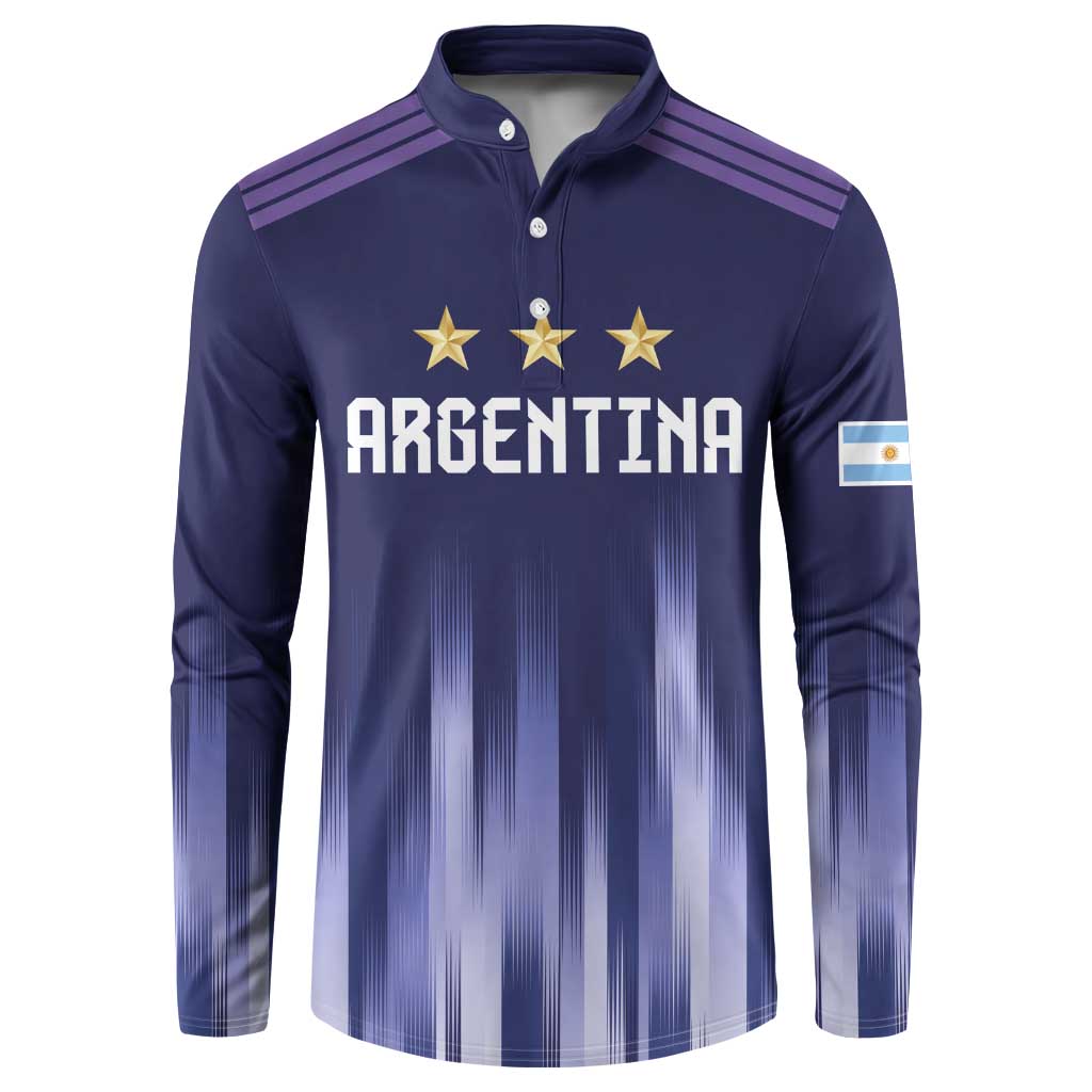 Argentina Football Custom Button Sweatshirt Vamos La Albiceleste Vintage