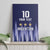 Argentina Football Custom Canvas Wall Art Vamos La Albiceleste Vintage