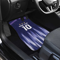 Argentina Football Custom Car Mats Vamos La Albiceleste Vintage
