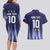 Argentina Football Custom Couples Matching Long Sleeve Bodycon Dress and Hawaiian Shirt Vamos La Albiceleste Vintage