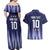 Argentina Football Custom Couples Matching Off Shoulder Maxi Dress and Hawaiian Shirt Vamos La Albiceleste Vintage
