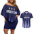 Argentina Football Custom Couples Matching Off Shoulder Short Dress and Hawaiian Shirt Vamos La Albiceleste Vintage