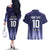 Argentina Football Custom Couples Matching Off The Shoulder Long Sleeve Dress and Hawaiian Shirt Vamos La Albiceleste Vintage