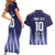 Argentina Football Custom Couples Matching Short Sleeve Bodycon Dress and Hawaiian Shirt Vamos La Albiceleste Vintage