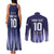 Argentina Football Custom Couples Matching Tank Maxi Dress and Long Sleeve Button Shirt Vamos La Albiceleste Vintage