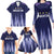Argentina Football Custom Family Matching Long Sleeve Bodycon Dress and Hawaiian Shirt Vamos La Albiceleste Vintage