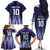 Argentina Football Custom Family Matching Off The Shoulder Long Sleeve Dress and Hawaiian Shirt Vamos La Albiceleste Vintage