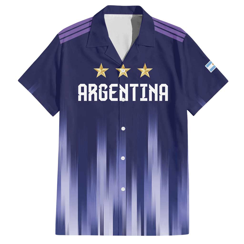 Argentina Football Custom Family Matching Off Shoulder Maxi Dress and Hawaiian Shirt Vamos La Albiceleste Vintage