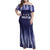 Argentina Football Custom Family Matching Off Shoulder Maxi Dress and Hawaiian Shirt Vamos La Albiceleste Vintage