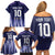 Argentina Football Custom Family Matching Off Shoulder Short Dress and Hawaiian Shirt Vamos La Albiceleste Vintage