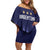 Argentina Football Custom Family Matching Off Shoulder Short Dress and Hawaiian Shirt Vamos La Albiceleste Vintage