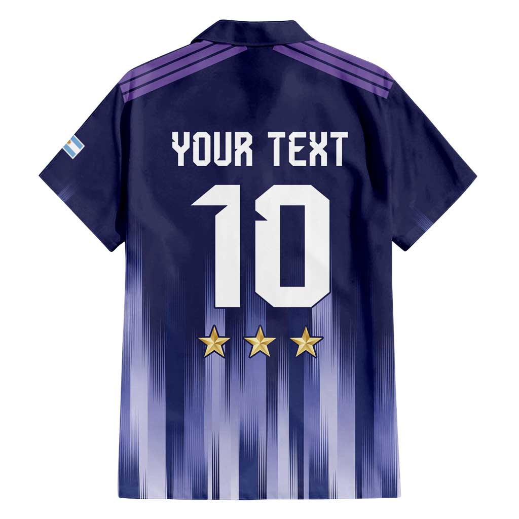 Argentina Football Custom Family Matching Puletasi and Hawaiian Shirt Vamos La Albiceleste Vintage